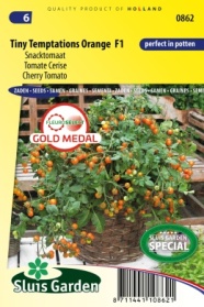 Cherry Tomato Tiny Temptations Orange F1